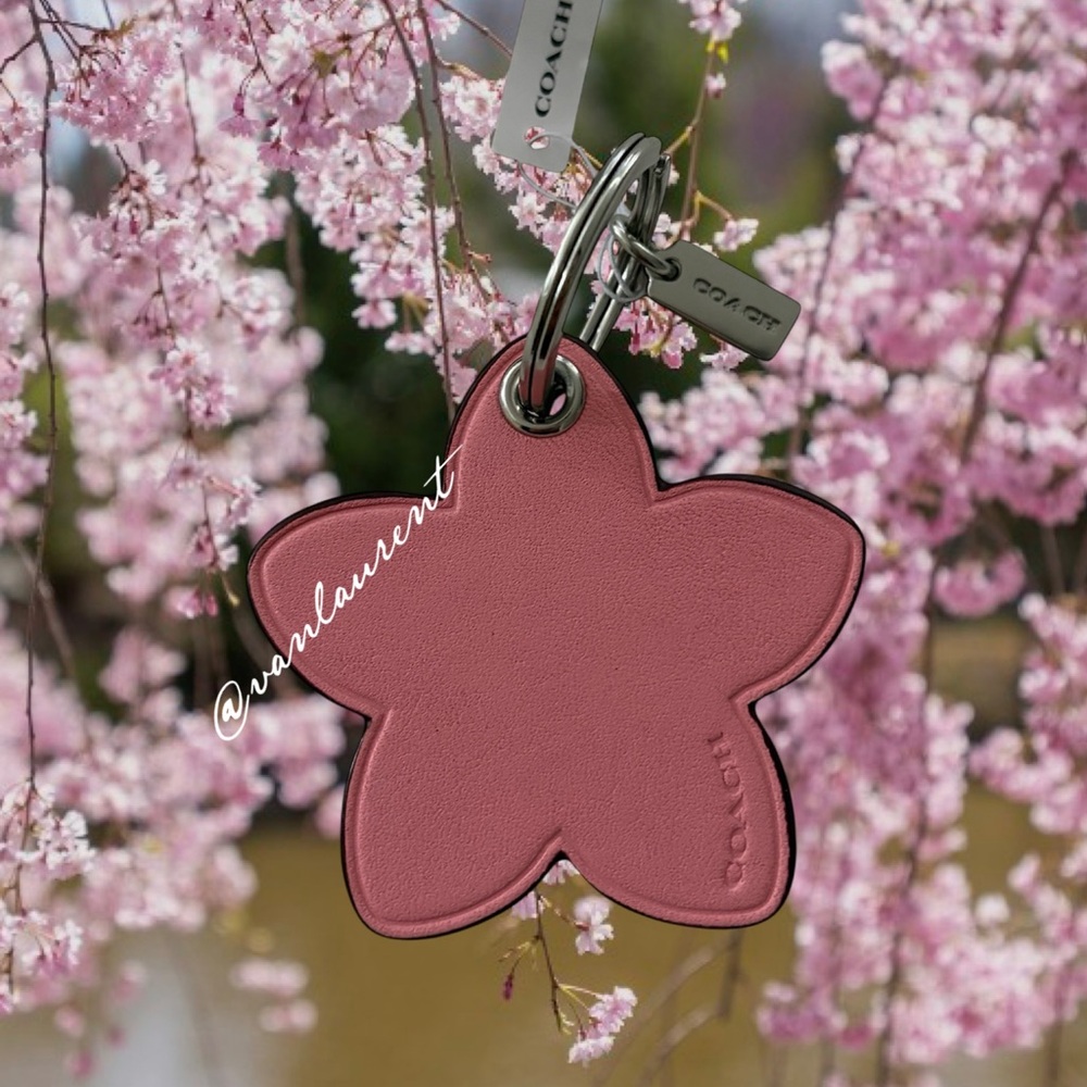 Coach Blossom Pink Keychain